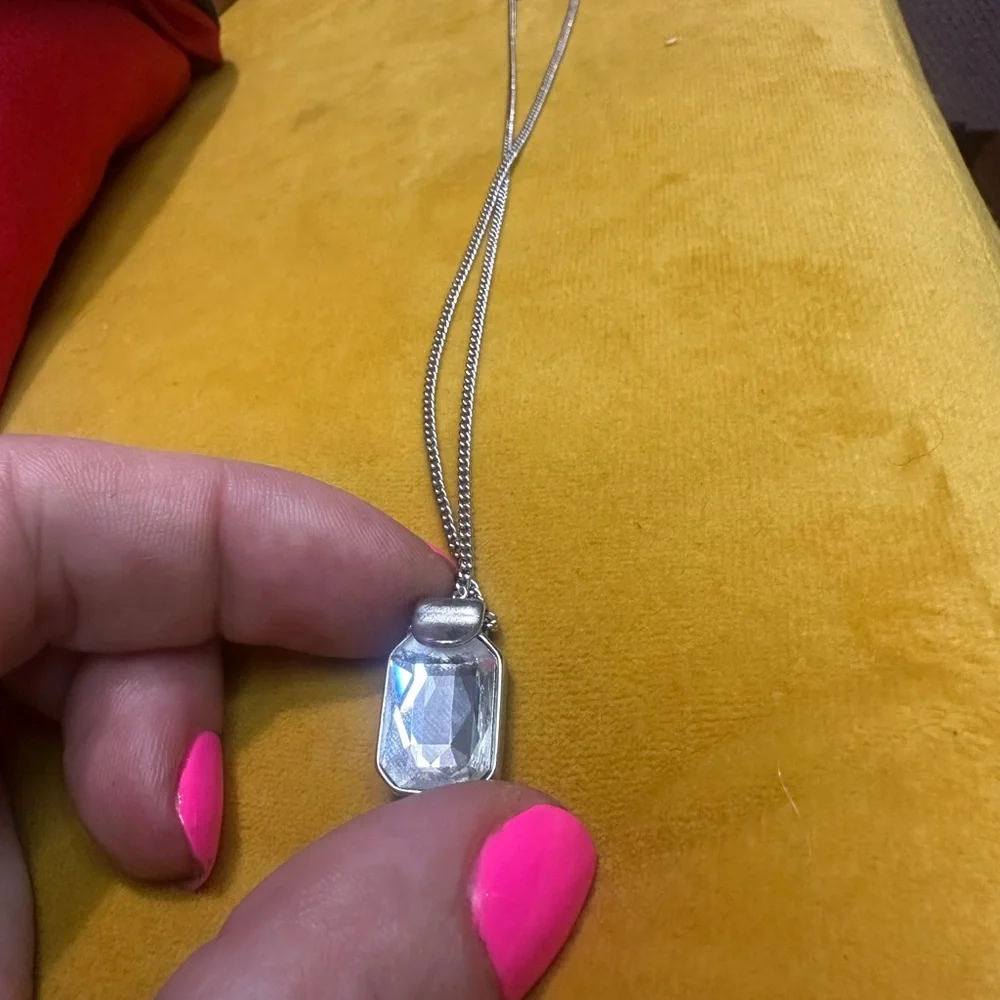 Reversible SWARVOSKI crystal necklace